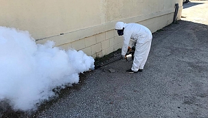 KENT GENELİNDE SICAK SİSLEME ÇALIŞMASI GERÇEKLEŞTİRİLİYOR