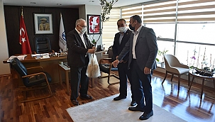 MUHTARLAR DERNEĞİNDEN BAŞKAN GÖKHAN'A ZİYARET
