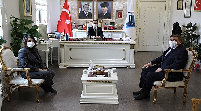 VALİ AKTAŞ'A DÜNYA METEOROLOJİ GÜNÜ ZİYARETİ