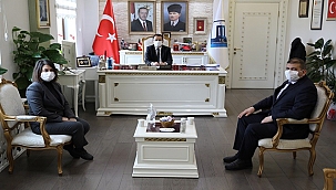 VALİ AKTAŞ'A DÜNYA METEOROLOJİ GÜNÜ ZİYARETİ