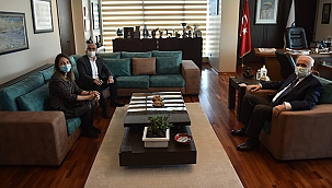 AKBANK ŞUBE MÜDÜRÜ KORKMAZ'DAN BAŞKAN GÖKHAN'A ZİYARET