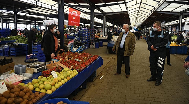 BAŞKAN GÖKHAN PAZAR YERİNİ DENETLEDİ