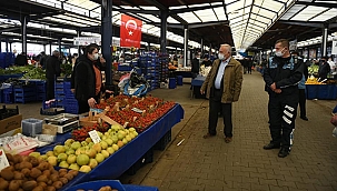 BAŞKAN GÖKHAN PAZAR YERİNİ DENETLEDİ