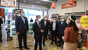 BAŞKAN GÖKHAN VALİ AKTAŞ İLE BİRLİKTE AVM'LERİ DENETLEDİ..!