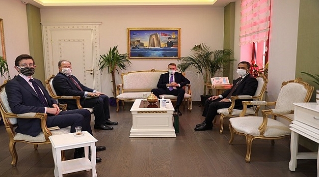 BÜYÜK ELÇİLER VALİ AKTAŞ'I ZİYARET ETTİ..!