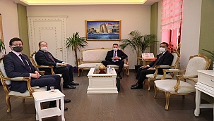 BÜYÜK ELÇİLER VALİ AKTAŞ'I ZİYARET ETTİ..!