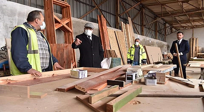 ÇAN BELEDİYESİ KADEME BİRİMİ ÜRETMEYE DEVAM EDİYOR