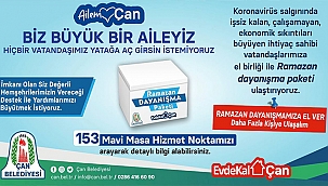 ÇAN BELEDİYESİ'NDEN HAYIRSEVERLERE RAMAZAN KOLİSİ ÇAĞRISI