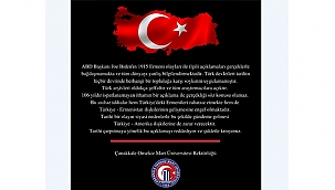 ÇOMÜ: "ŞİDDETLE KINIYORUZ"