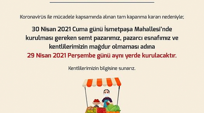 CUMA PAZARI PERŞEMBEYE ALINDI