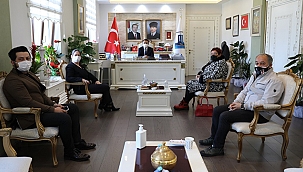 ETKİNLİK-SEN ÇANAKKALE İL YÖNETİMİ, VALİ AKTAŞ'I ZİYARET ETTİ