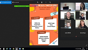 İŞKUR MESLEK TANITIM GÜNÜ ETKİNLİĞİNDE MESLEK UZMANLARI LİSELİLERLE BİR ARAYA GELDİ