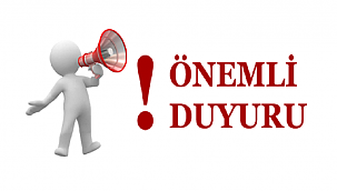KAMUOYU BİLGİLENDİRME...!