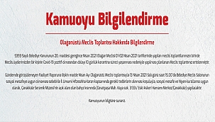 MECLİS OLAĞANÜSTÜ TOPLANIYOR!