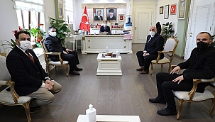 OSMANLI DİRİLİŞ OCAKLARI FEDERASYONU İL BAŞKANLIĞINDAN VALİ AKTAŞ'A ZİYARET