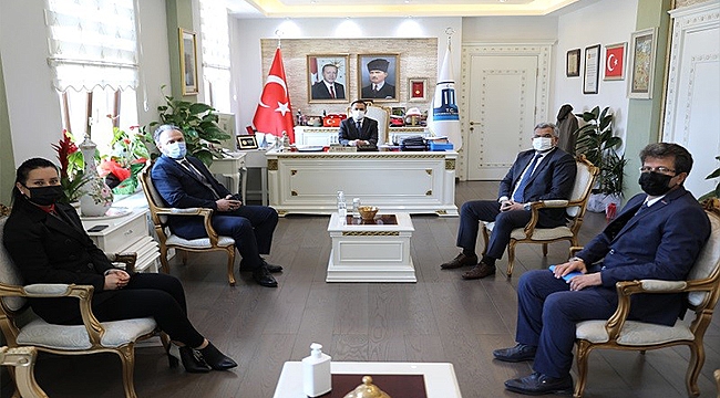 VALİ AKTAŞ, DENTUR AVRASYA YÖNETİCİLERİNİ KABUL ETTİ