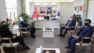 VALİ AKTAŞ, DENTUR AVRASYA YÖNETİCİLERİNİ KABUL ETTİ