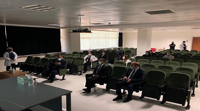 VALİ AKTAŞ HASTANELERDE İNCELEMELERDE BULUNDU..!