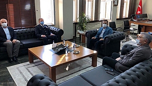 VALİ AKTAŞ' TAN İL EMNİYET MÜDÜRLÜĞÜNE ZİYARET