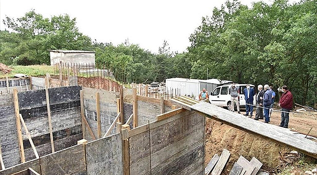 AKSU DEPOLAMA ALANI ÇALIŞMALARI DEVAM EDİYOR