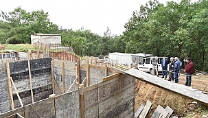 AKSU DEPOLAMA ALANI ÇALIŞMALARI DEVAM EDİYOR