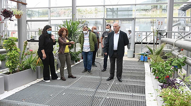 BAŞKAN GÖKHAN ATIK SU ARITMA TESİSİNİ ZİYARET ETTİ