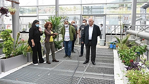 BAŞKAN GÖKHAN ATIK SU ARITMA TESİSİNİ ZİYARET ETTİ