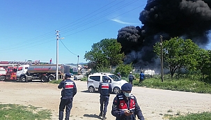 ÖZBEK KÖYÜ'NDE YANGIN!