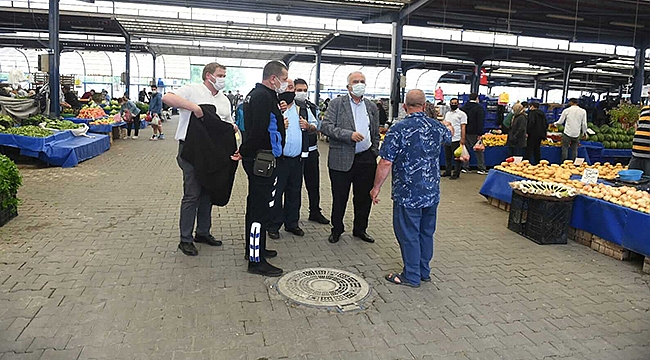 PAZAR YERİNDE DENETİMLER SÜRÜYOR