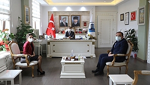 VALİ AKTAŞ'A SOSYAL GÜVENLİK HAFTASI ZİYARETİ