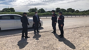 VALİ AKTAŞ, AYVACIK JANDARMA KONTROL NOKTASINDA