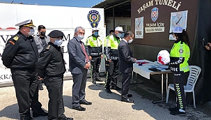 VALİ AKTAŞ, KARAYOLU GÜVENLİĞİ VE TRAFİK HAFTASI ETKİNLİĞİNE KATILDI