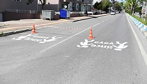 YAYA YOLU ÇİZGİLERİ YENİLENİYOR