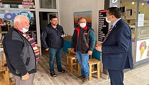 BAŞKAN ÖZ, NORMALLEŞME GENELGESİ SONRASI GÜNE ESNAF ZİYARETİYLE BAŞLADI