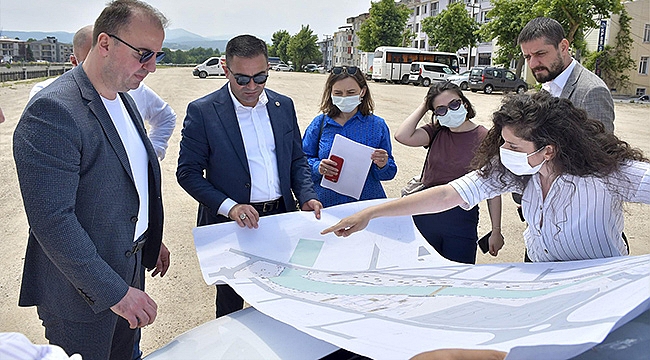 BİGA MİLLET BAHÇESİ PROJE ÇALIŞMALARINDA SONA GELİNDİ