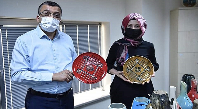 ÇAN BELEDİYESİ SERAMİK ATÖLYESİ ÜRETİME DEVAM EDİYOR
