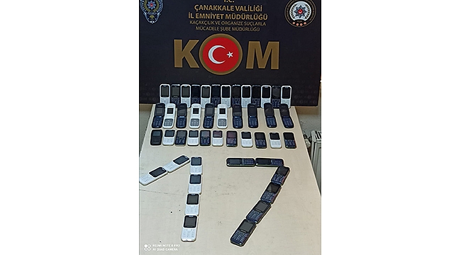 GÜMRÜK KAÇAĞI 46 CEP TELEFONU ELE GEÇİRİLDİ!