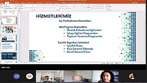 İŞKUR'UN ENGELLİLERE YÖNELİK HİZMETLERİ DİJİTAL TOPLANTIDA TANITILDI