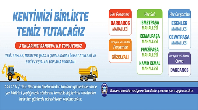 KENTİMİZİ BİRLİKTE TEMİZ TUTACAĞIZ