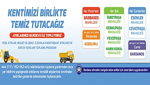 KENTİMİZİ BİRLİKTE TEMİZ TUTACAĞIZ