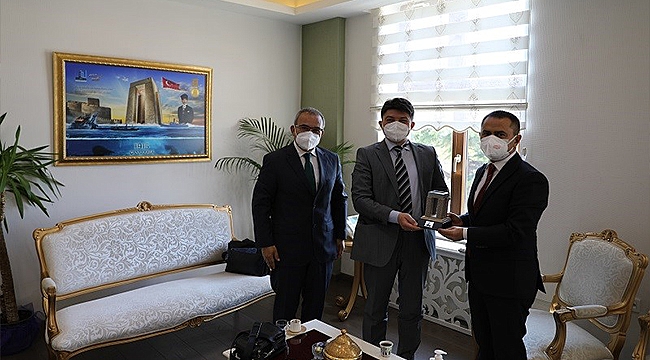 RUSYA FEDERASYONU ANKARA BÜYÜKELÇİLİĞİ MÜSTEŞARINDAN VALİ AKTAŞ' A ZİYARET 