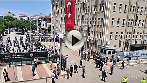 ŞEHİT POLİS MEMURU SON YOLCULUĞUNA UĞURLANDI