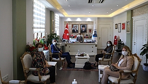 TÜRKİYE MUHTARLAR KONFEDERASYONUNDAN, VALİ AKTAŞ' A ZİYARET