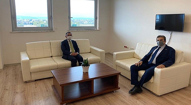 VALİ AKTAŞ, ADALET KOMİSYONU BAŞKANI ERAY DOĞAN'I ZİYARET ETTİ