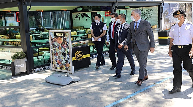 VALİ AKTAŞ, DİNAMİK DENETİMLERE DEVAM EDİYOR