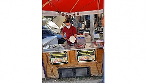 BAŞKAN BAYRAM TEZGAHIN BAŞINA GEÇTİ, ESNAFA DESTEK VERDİ