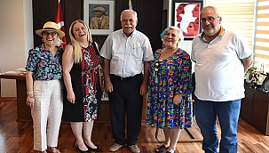 BAŞKAN GÖKHAN, BAKIR AİLESİNİ AĞIRLADI