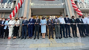 BAYRAMİÇ İLÇESİNDE TOPLU AÇILIŞ TÖRENİ DÜZENLENDİ