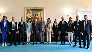 ÇANAKKALE MİLLETVEKİLLERİNE TBMM'DE ZİYARET