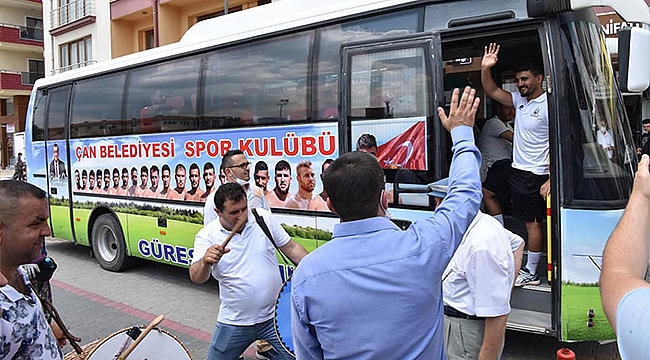 ÇANLI PEHLİVANLAR 660. KIRKPINAR YAĞLI PEHLİVAN GÜREŞLERİNE UĞURLANDI